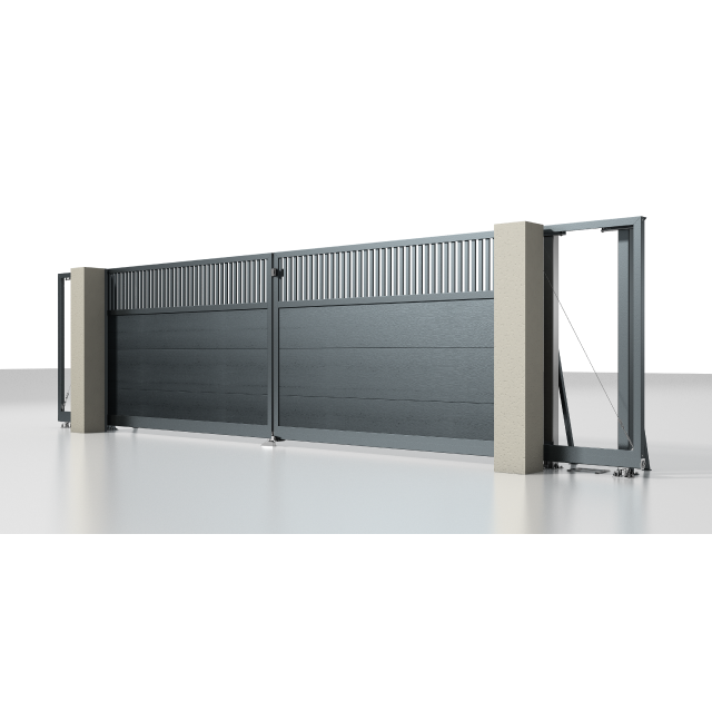 Раздвижные ворота Алютех Prestige 6000x2000