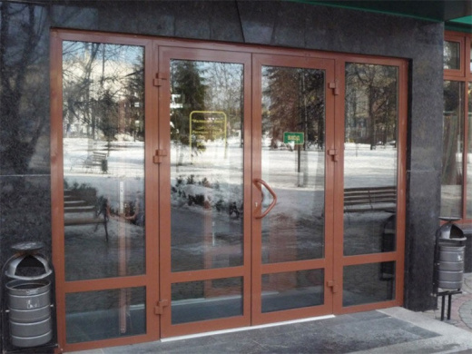 Алюминиевая дверь 900x2300 мм. GFTD50206